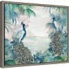 Amanti Art Peahens by Eva Watts Canvas Wall Art Print Framed 20 x 16-in. - 3 of 4