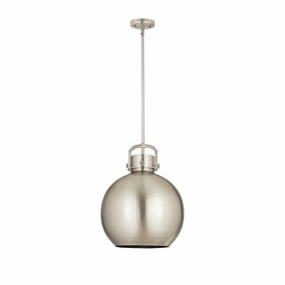 Newton Sphere - 1 Light Pendant In Industrial Style-19.63 Inches Tall and 14 Inches Wide