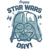 Girl's Star Wars Darth Vader Happy Star Wars Day T-Shirt - 2 of 4