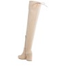 Liama Minimal Drawstring Detail Knee-High Boots - 3 of 4