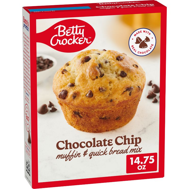 Betty Crocker Chocolate Chip Muffin and Quick Bread Mix - 14.75oz, 1 of 13