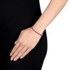 EVERLY JEWELRY | Sterling Silver 13.31 CT TGW Created Ruby and Created White Sapphire Bracelet, 7.25-inch - 2 of 4