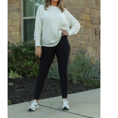 Women's FLEECE Full Length Leggings with Pockets - Julia Rose