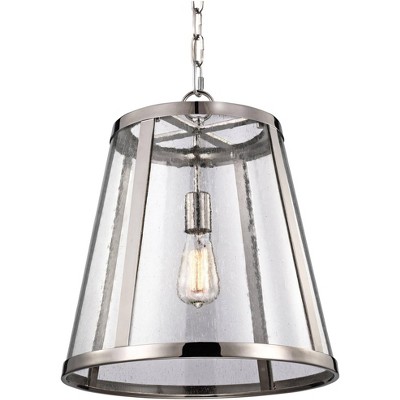 Generation Lighting Harrow 16" Wide Polished Nickel 1-Light Pendant