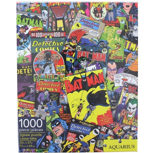 Aquarius Puzzles Dc Comics Batman Comic Collage 1000 Piece Jigsaw Puzzle :  Target