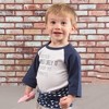 Pavilion Gift Company - Poop My Pants - 6-12 Months 3/4 Length Navy Sleeve Bodysuit - Leotards and Bodysuits - 2 of 4
