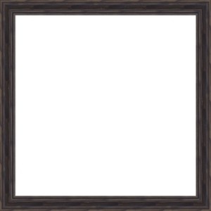 Amanti Art Rustic Pine Black Narrow Framed Dry Erase Magnetic Board - 1 of 4