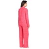 Casual Nights Women's Long Sleeve Rayon Button Down Pajama Set - 3 of 4