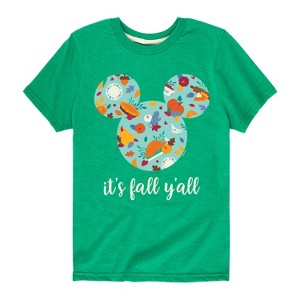 Boys' - Disney - Its Fall Yall Short Sleeve Graphic T-Shirt - 1 of 4