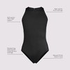 Lands' End Women's Tugless High Neck Portrait Back One Piece Swimsuit - 4 of 4