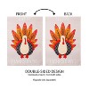 Evergreen Turkey Happy Thanksgiving Garden Suede Flag 12.5 x 18 Inches Indoor Outdoor Decor - 3 of 4