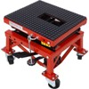 300 Lbs Hydraulic Motorcycle Lift Jack, Motorcycle Scissor Jack Secure Foot Lever, Motorcycle Lift Table with Wheels For Small Dirt Bikes - 2 of 4