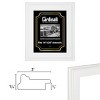 Cardinali Plein Air, White 16x20" Picture Frame with Acrylic Glazing & Cardboard Backing, for Photography or Canvas Frame, 3 Wide Moulding, 1/2 Rabbet - 3 of 4