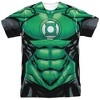 Men's Green Lantern Uniform (Front Back Print) Short Sleeve Costume T-Shirt - 2 of 4