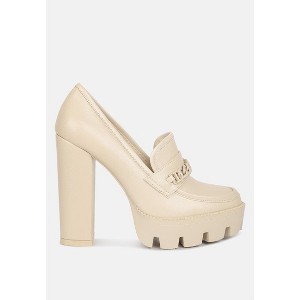Corinne Chain Embellished Chunky Loafers Women - 1 of 4