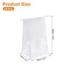 Unique Bargains Greaseproof Clear Windows Iron Tie Tab Lock Gift Bags 25 Pcs - 2 of 3
