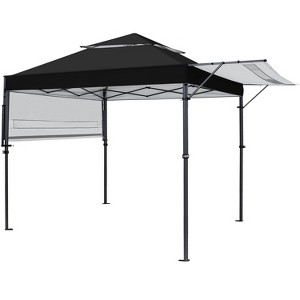 Topeakmart 10x17ft Pop-up Gazebo Canopy with Double Awnings - 1 of 4