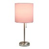 Creekwood Home Contemporary Bedside Table Lamp with Power Outlet - 2 of 4