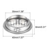 Unique Bargains Stainless Steel Flat Mouth Anti Blocking Outdoor Kitchen Drain Cover - 2 of 4