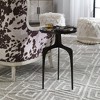 Uttermost Modern Global Accent Table – Antique Bronze Cast Aluminum Design - 4 of 4