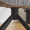 Karl Home | 28.3 inch BeigeChenille Dovetail Swivel Office Chair - 4 of 4