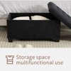 PAGED Storage Bench Upholstered Entryway Bench with Steel Frame, High-Density Foam Padding for Living Room, Entryway - 2 of 4