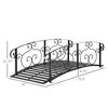 Gulches Garden Bridges: Elegant Metal & Wood Footbridges with Safety Siderails - 4 of 4