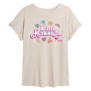 Women's - Barbie - I Am Kenough Icons Oversized Graphic T-Shirt - 1 of 4