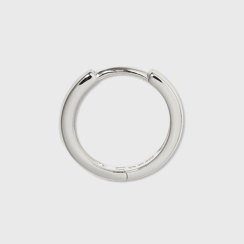 Band Hoop Earrings - A New Day&#8482; Silver, 4 of 5