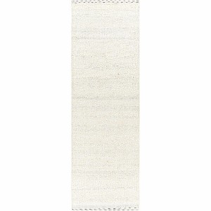 Hauteloom Yaniklar Cream Flat Woven Wool Rug - 1 of 4