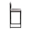 PAGED Bar Stools Set of 2 Modern Counter Stools with Back and Footrest Hand Woven Dining Chairs for Dining Room - 4 of 4