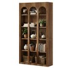 MAYEERTY 70.8" Wood Bookshelf, 5-Tier Rustic Bookcase Display Storage Shelving Unit - 4 of 4