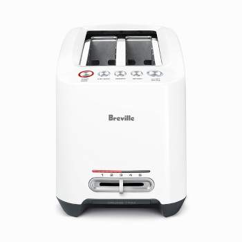 Breville Lift & Look Long Slot 4 Slice Toaster White BTA630XL