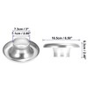 Unique Bargains Aluminum Alloy Air Intake Turbo Decorative Cover 3" - 3 of 4