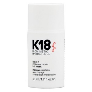 K18 Biomimetic HairScience Leave-In Molecular Repair Hair Mask (1.7 oz Large - 50 doses) Repairs Dry or Damaged Hair, Reverse Hair Damage K 18 - 1 of 2