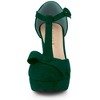 Allegra K Women's Mary Janes Platform Pumps Chunky Heels - 3 of 4