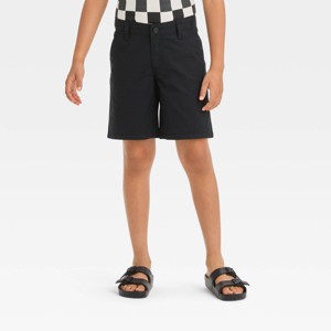 Boys' Flat Front 'At the Knee' Chino Shorts - Cat & Jack™ - 1 of 3