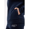 Peloton Unisex Soft Fleece Mock Neck Sweatshirt, Deep Navy - 4 of 4