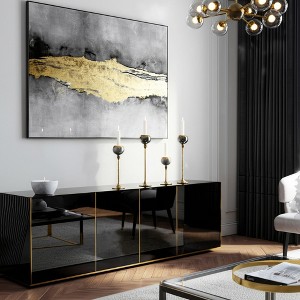 Glass and Metal Tealight Candle Holder - Decorative Holder for Table Centerpiece - Home Decor for Entryway or Living Room Styling - 1 of 4