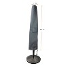 Summerset Shield Titanium 3-Layer Polyester Weather Resistant Umbrella Cover - Dark Grey - 2 of 4