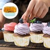Unique Bargains Greaseproof Party Single-sided Aluminum Foil Cupcake Liners 50 Pcs - 4 of 4