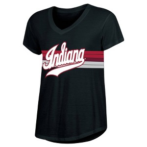 NCAA Indiana Hoosiers Women's V-Neck T-Shirt - 1 of 3