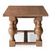 Maven Lane Leon Traditional Wooden Dining Table in Antiqued Finish - 4 of 4