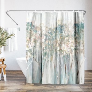 Americanflat 71" x 74" Shower Curtain, Dewy Iii by PI Creative Art - 1 of 4