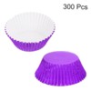 Unique Bargains Greaseproof Metallic Easy Release Baking Cups Standard 300 Pcs - 3 of 4