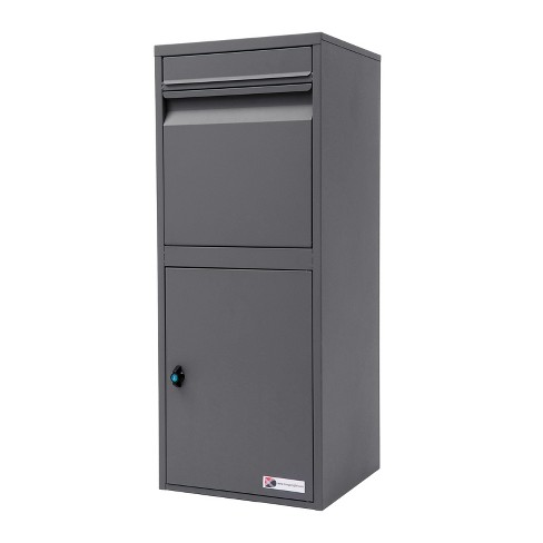 Package Delivery Box, Parcel Mailbox With Secure Storage Compartment ...