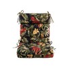 ARTPLAN Patio Chair Cushions Combined Seat and Back,Tufted Outdoor Swivel Chair Cushion with Tie,44"x20"x4"，1 Count,Floral - 2 of 4