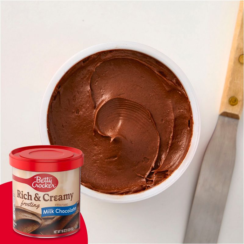 Betty Crocker Rich and Creamy Milk Chocolate Frosting - 16oz, 4 of 15