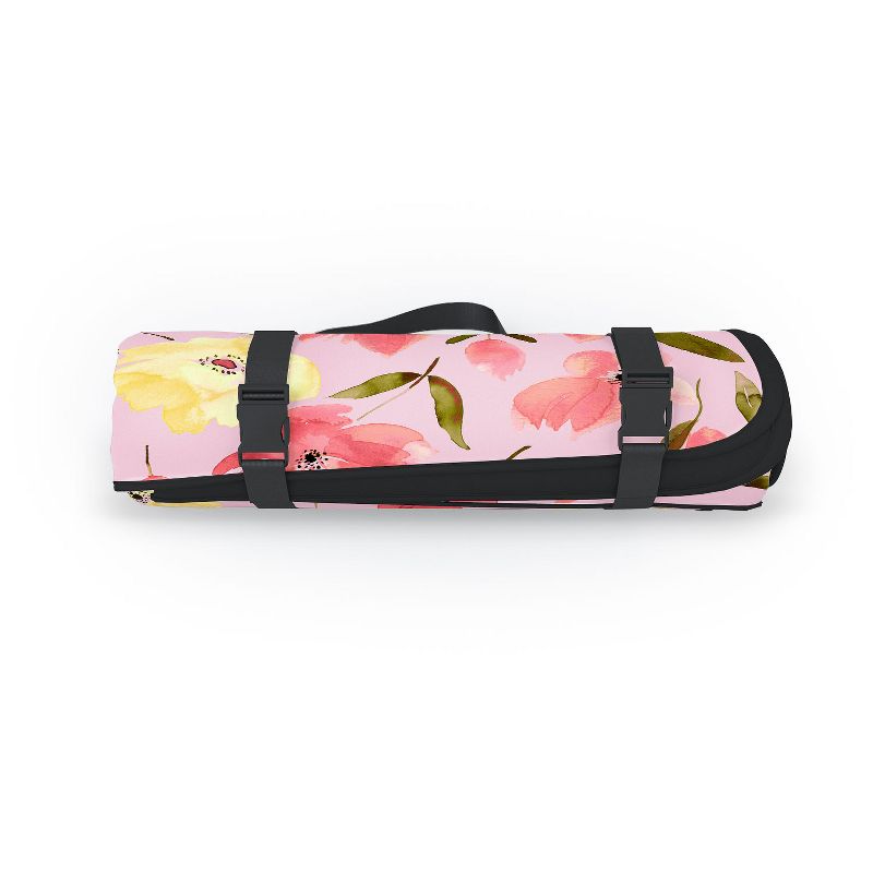 Ninola Design Fresh flowers Pink Picnic Blanket - Deny Designs, 2 of 4