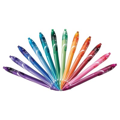 BIC Gel-ocity Quick Dry Gel Pens 0.7mm Medium Point Multicolor 12ct